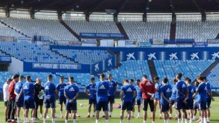 Juan Ignacio Martínez tendrá que introducir varias novedades en el once del Real Zaragoza.