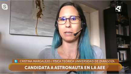 Hemos hablado con una de las candidatas aragonesas a astronauta en la Agencia Espacial Europea.