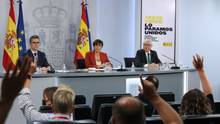 La ministra, Isabel Rodríguez, en la rueda de prensa posterior al Consejo de Ministros (EP).