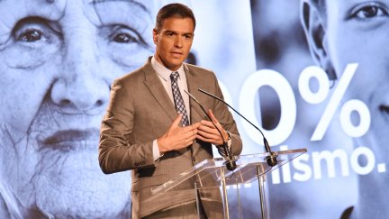 Pedro Sánchez, en su visita a Guadalajara (EP).