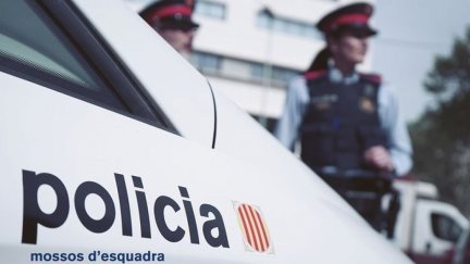 Vehículo de los Mossos d'Esquadra, la policía autonómica catalana.