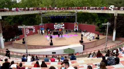 Intervención de este sábado 4 de septiembre en el 'Raptor Fest' de Teruel.