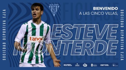 Ficha de la nueva incorporación. Imagen: SD Ejea.