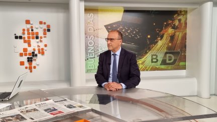 El consejero Felipe Faci durante la entrevista en Buenos Días Aragón.