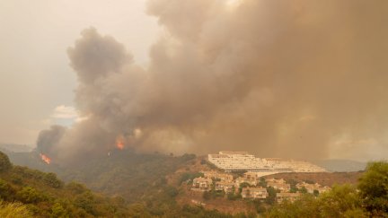 Incendio de Sierra Bermeja, en Málaga (EP).
