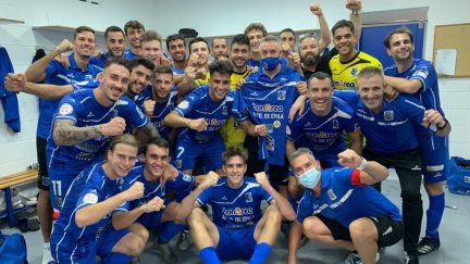Los jugadores del Épila han comenzado la temporada con muy buena inercia.