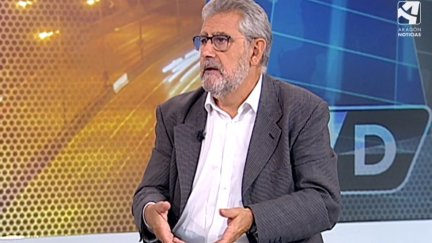 José Antonio Mayoral, rector de la Universidad de Zaragoza, durante la entrevista en el programa Buenos Días.