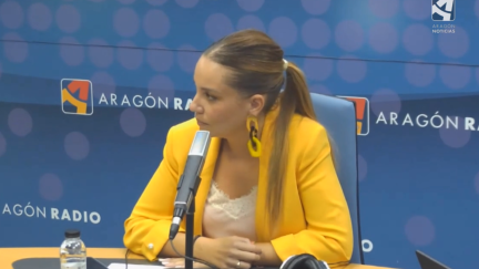 La consejera de Ciencia, Universidad y Sociedad del Conocimiento, Maru Díaz, en Aragón Radio.