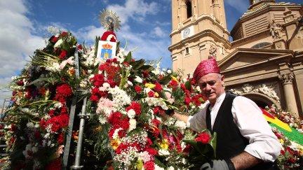 Imagen de archivo de la Ofrenda de flores (2018).