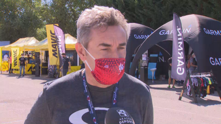 Fernando Escartín ha atendido esta mañana a Aragón Deporte en la feria de la prueba.