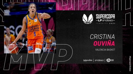 Cristina Ouviña ha sido la mejor jugadora de la Supercopa de España.