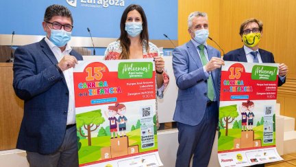 La carrera ha sido presentada esta mañana en el Ayuntamiento de Zaragoza.