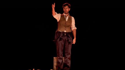 Juan Diego Botto interpretando a Lorca en 'Una noche sin luna'. (Foto: Archivo Europa Press).