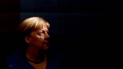 La canciller alemana, Angela Merkel, durante la campaña electoral (EFE).