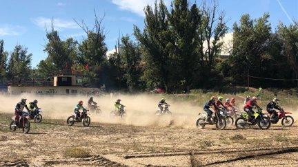 Una imagen de la prueba disputada este domingo en Zuera.