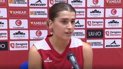 Zoe Hernández en rueda de prensa.