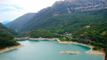 Embalse de Búbal (Huesca).