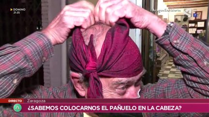 Pañuelo en la cabeza