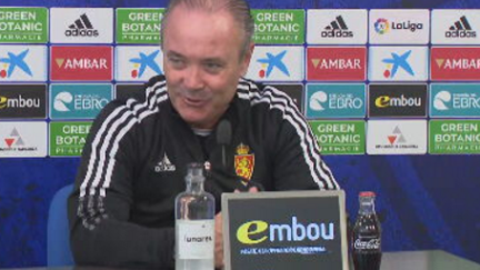 JIM, durante la rueda de prensa: Foto: Aragón Deporte.