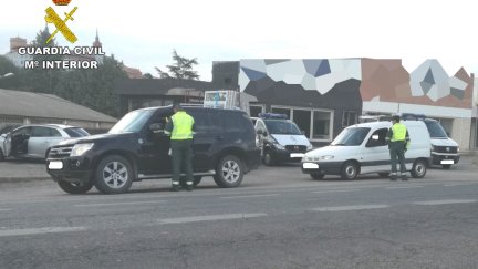 Control de la Guardia Civil. (Foto: Guardia Civil Teruel).