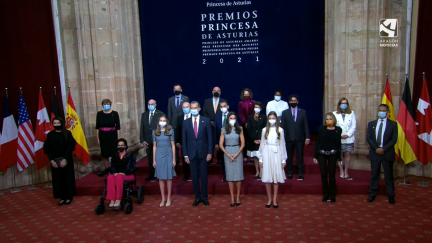 La nadadora Teresa Perales en la presentación de los premios Princesa de Asturias 2021.