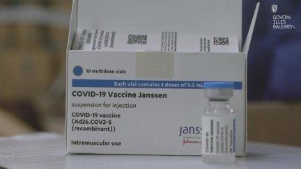 Viales de la vacuna de Janssen contra la COVID-19.