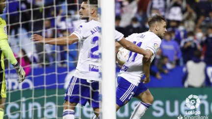 Gol de Vada ante la Ponferradina.