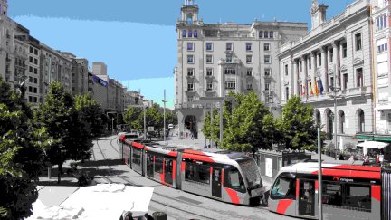 El Ayuntamiento de Zaragoza lleva años reclamando la deuda del tranvía.