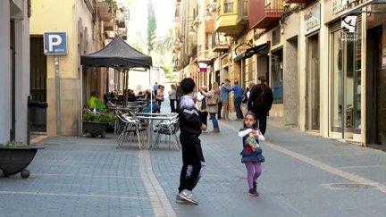 Imagen de las calles de Caspe.
