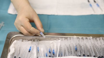 Dosis de vacunas preparadas para ser administradas.