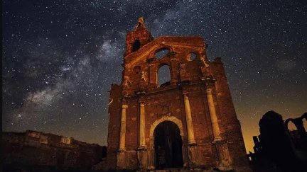 Imagen de un edificio del Pueblo Viejo. (Foto: Ayuntamiento de Belchite)
