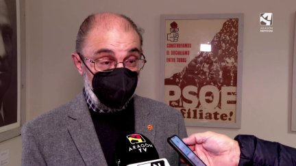 Javier Lambán, presidente de Aragón.