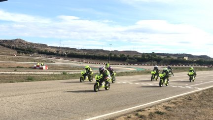 Una imagen de las pruebas que tuvieron lugar este fin de semana en MotorLand Aragón.