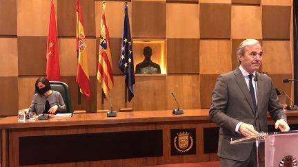 Jorge Azcón, alcalde de Zaragoza.