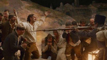 Fotograma del cortometraje 'Goya 3 de mayo'. (Foto: CaixaForum)