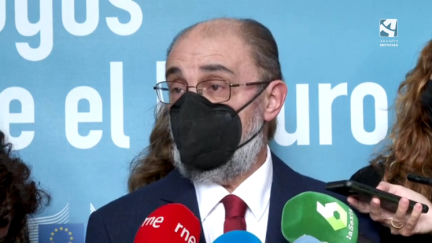 Javier Lambán ha participado esta tarde en una jornada con la vicepresidenta de Reto Demográfico, Teresa Ribera.