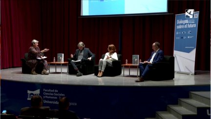 Debate de este martes en el que han participado los alcaldes de Teruel y Soria.