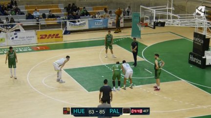 Una imagen del encuentro disputado entre Levitec Huesca La Magia y Palencia.