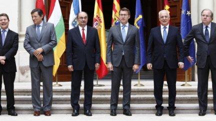 Encuentro de seis presidentes de Comunidades Autónomas en Zaragoza (Gob. de Aragón).