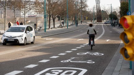 Un tramo del paseo Echegaray de Zaragoza.