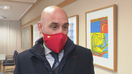 Luis Rubiales en la entrevista en exclusiva para Aragón Deporte