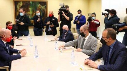 Reunión del Gobierno de Aragón con los representantes de la RFEF. / GOBIERNO DE ARAGÓN
