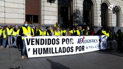 Una de las protestas que han estado celebrando los trabajadores de IDL.
