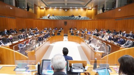 Imagen del Pleno de las Cortes de Aragón.