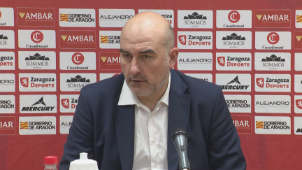 Jaume Ponsarnau durante la rueda de prensa postpartido.