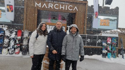 Ana Matallana, Javier Martínez y José Luis Rodrigo en la presentación del programa.