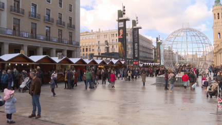 Mercadillo de la Plaza del Pilar.