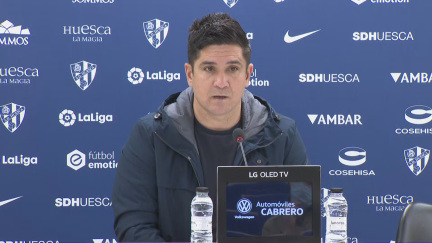 Xisco Muñoz, durante su comparecencia de este lunes.