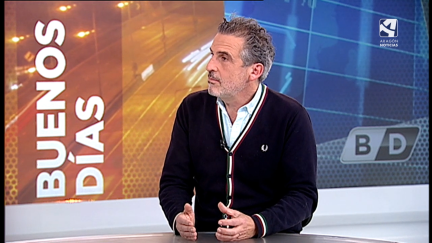 El director General de Salud Pública, Francisco Javier Falo, este miércoles en el programa Buenos Días de Aragón Tv.