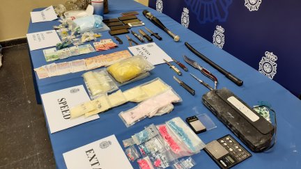 Material incautado en la operación. (Foto: Policía Nacional)